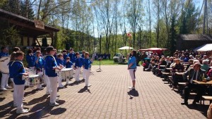 Spielmannszug+Harzer Kramms beim Einsingen1